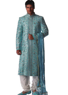 Groom Sherwani - Luxurious Fabric Blend, Elegant Design, Exquisite Craftsmanship