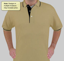 Executive Polo T-Shirt With Collar Tipping