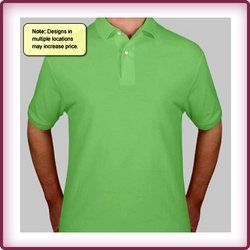 Gsm Mens Pique Polo T Shirts