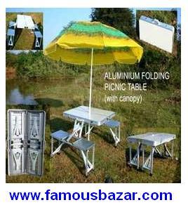 Folding Aluminium Picnic Table