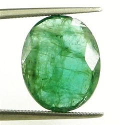 Natural Lab Oval Emerald Stone