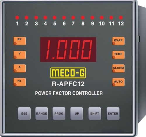 R Apfc12 Square Shape High-Efficiency Electrical Meco-G Power Factor Controller