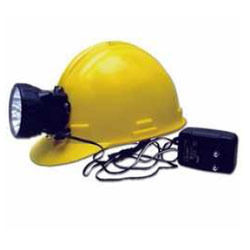 Safety Helmet - Premium Quality Material, Rechargeable Torch, Ideal for Mining and Industrial Use