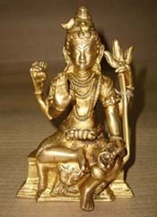 पीतल और कांस्य भगवान शिव प्रतिमा (हिमालययोगी)