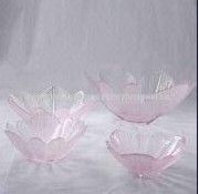 Flower-Shaped Glass Bowls