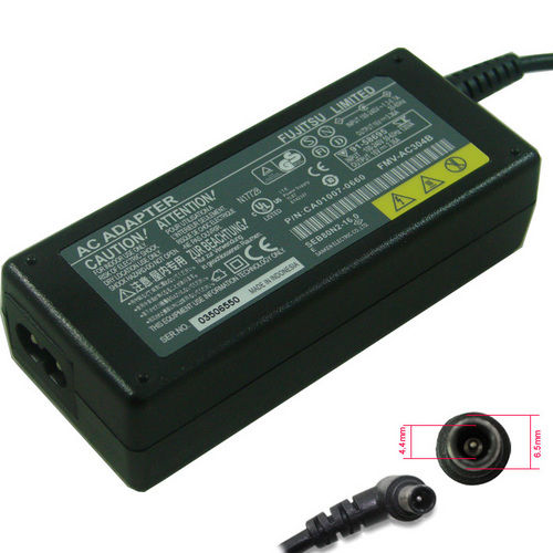 Black Notebook Power Adapter For For Fujitsu 19V 3.16A 60W 6.0*4