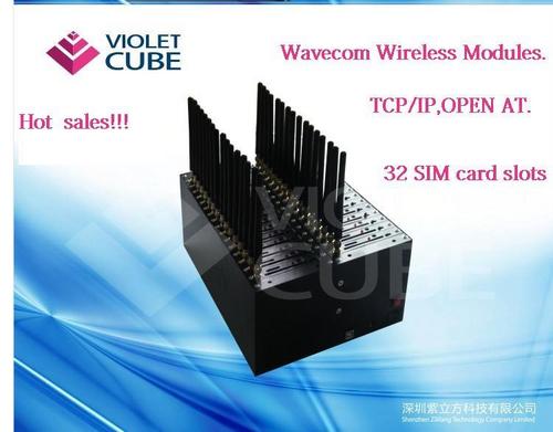 32 Sim Card Wavecom GSM Modem Pool Bulk SMS