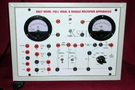 Half Wave Full Wave And Bridge Rectifier Apparatus