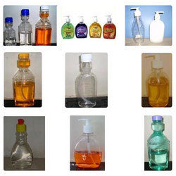 Plastic Hand Wash And Mouthwash Bottles