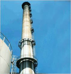 Industrial Chimneys - High Grade Raw Material, Advanced Technology Testing | Superior Quality for Steel Mills and Waste Stream Processing