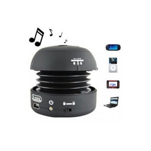 Mini Portable Sphere Speaker (Black)