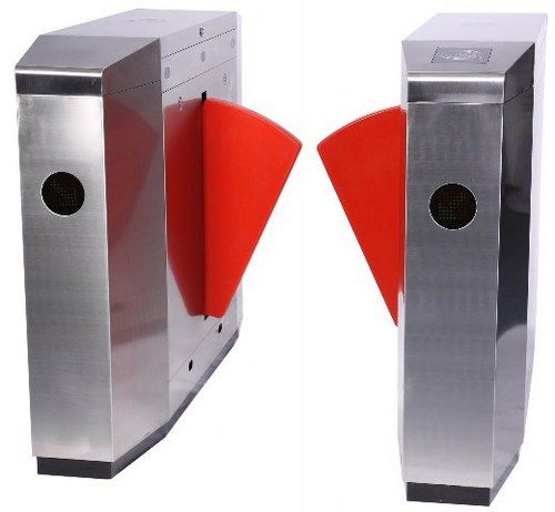 Flow Control Pedestrian Metro Flap Barrier Speed Gate