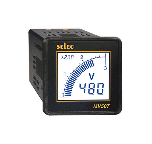 Digital Voltmeter (Selec - Mv507) For Industrial 