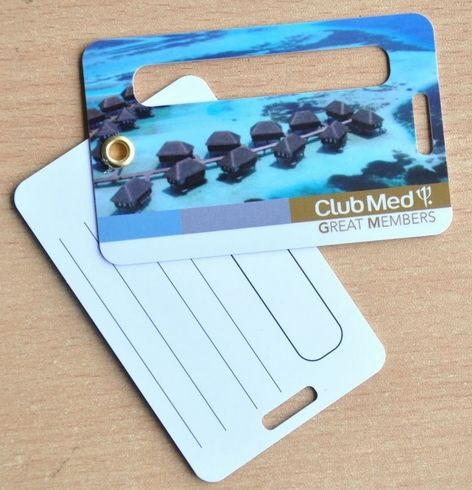 PVC Luggage Card