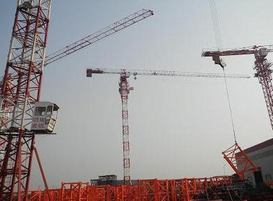 5t Self-raised Flat Top Tower Crane Pqtz50 (4810)