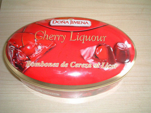 Food Chocolate Metal Tin Box