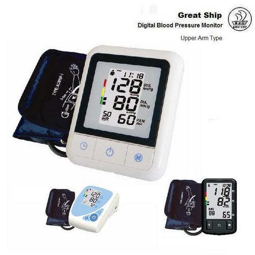 अपर आर्म इलेक्ट्रॉनिक ब्लड प्रेशर मॉनिटर पूरी तरह से स्वचालित और सटीक