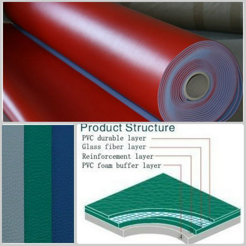 Red Pvc Flooring