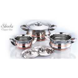 Skoda Copper Bottom Cookware Set