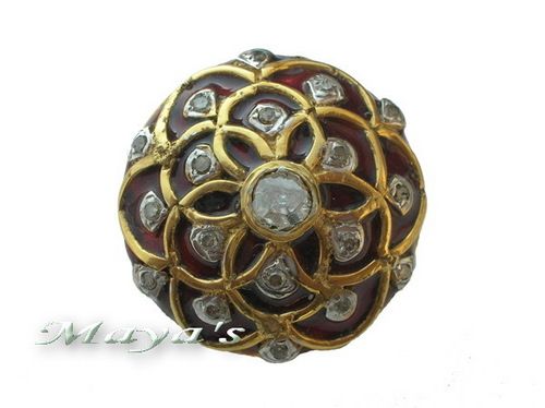 Gemstone Button