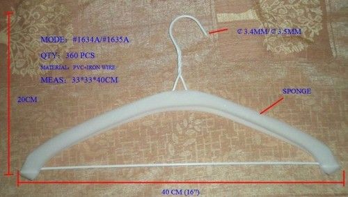 PVC And Iron Wire Clothes Hanger