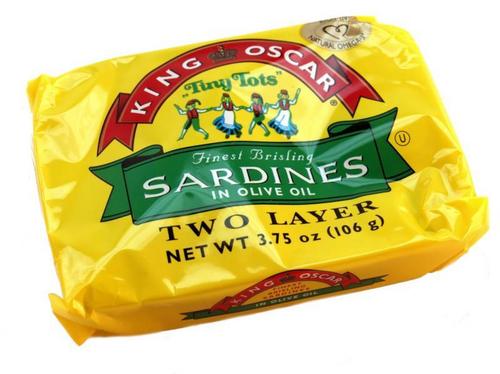 Sardines King Oscar Tiny Tots in Olive Oil