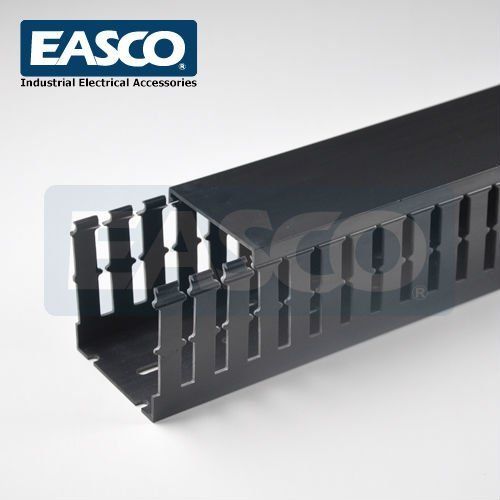 Black Color Pinch Points Wiring Trunking