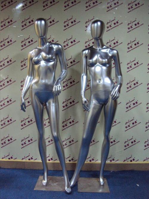 FRP Female Full-body Mannequin Couple