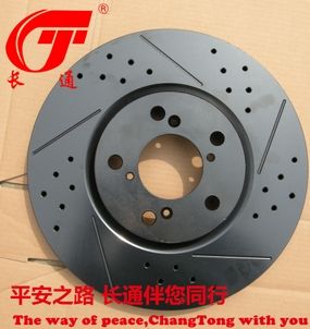 Drilled And Slotted Brake Disc For Cadillac DTS /Buick Lucerne