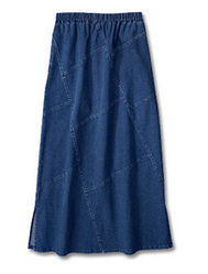 Denim Long Skirt DS2