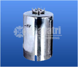 Filling Vessel - Stainless Steel 316/316L, 5Ltrs to 500Ltrs Capacity, Viewing Glass, All Tight Lid, Customized Outlet Nozzles