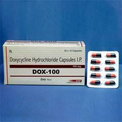 Doxycycline Hydrochloride Capsules I.P. - Dox 100