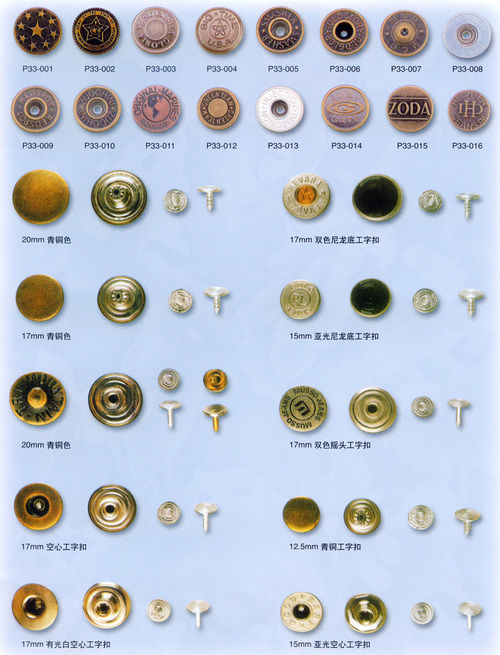 High Quality I-Clasps Buttons