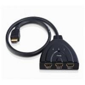 3 Port Auto HDMI Switcher With Pigtail 3D 1080P