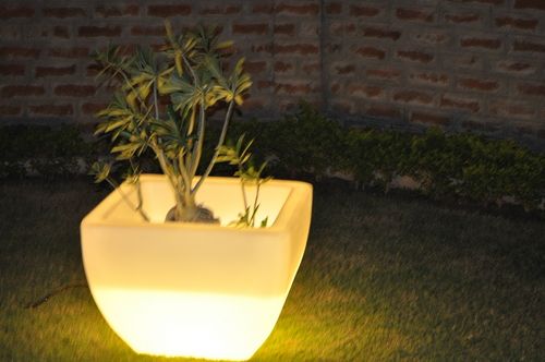 LED Plastic Planters