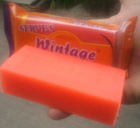 Serve's Wintage Orange Transparent Soap