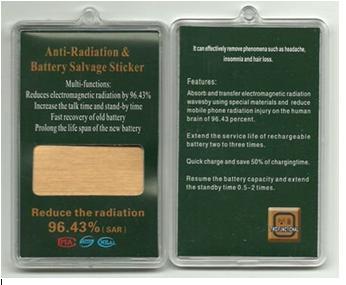 Anti Radiation Nano Sticker