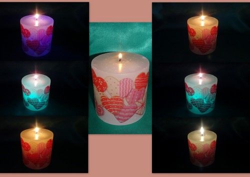 Color Changing Wax Candles