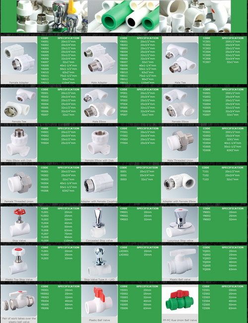 Ppr Fittings 2 White Color