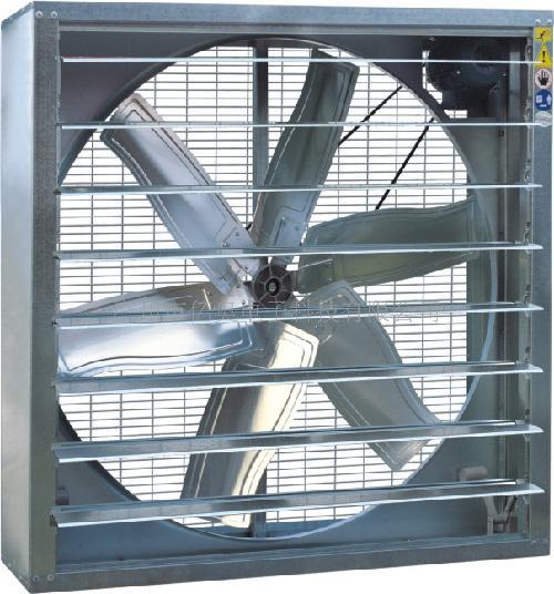 Centrifugal Exhaust Fan - Stainless Steel, 1380x1380x450mm | 3-Speed Timer Function, Automatic Strap Adjustment, Windproof and Dustproof Shutter