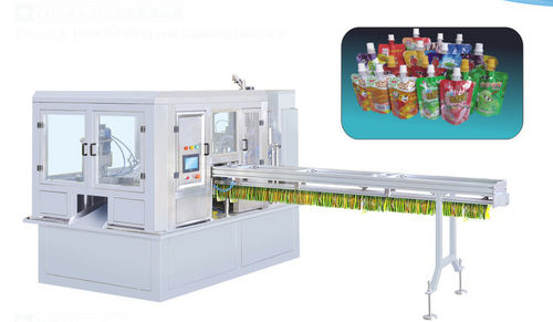 Pouch Filling And Capping Machine