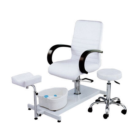 Manual Pedicure Station With Manicure Chair