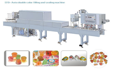 Auto Double Color Filling And Sealing Machine