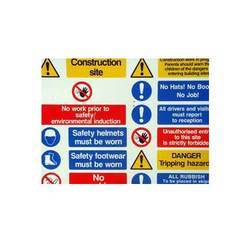 Safety Sign Board - Durable Weather-Resistant Material, Versatile Use for Schools, Traffic & Site Signaling