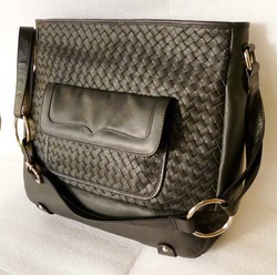 Woven Leather Bag