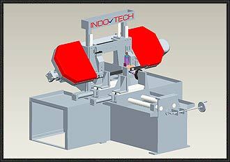 Double Column Bandsaw Machines With LM Guides