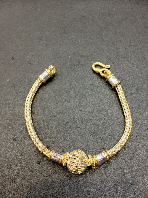 Enameled Gold Plated Silver Bracelet