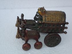 Brass Bull Cart