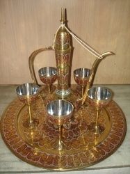 brass tea set