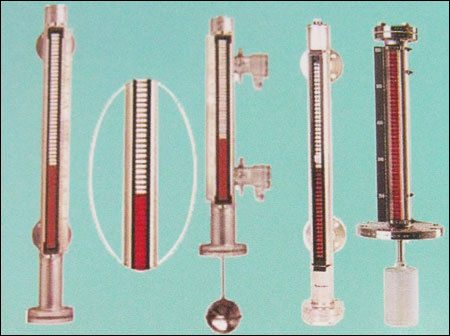 द्वि-रंग चुंबकीय स्तर संकेतक प्रकार (टॉप और साइड माउंटेड)